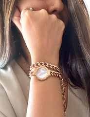 Chunky Reversible Roman Watch Bracelet