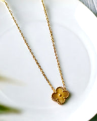Vintage Clover Antitarnish Necklace