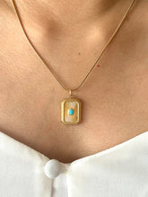 Vintage Blue Stone Antitarnish Necklace