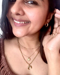 Laila Sun & Moon 3 layered necklace✨