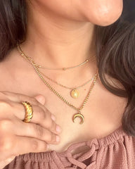 Laila Sun & Moon 3 layered necklace✨