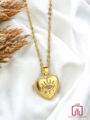 Antitarnish
Waterproof
Sweatproof
Hypoallergenic
18K Gold Plated
Stainless Steel
Long Lasting