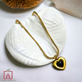 Antitarnish
Waterproof
Sweatproof
Hypoallergenic
18K Gold Plated
Stainless Steel
Long Lasting