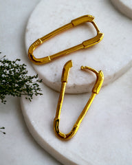 Antitarnish Paper Clip Earrings