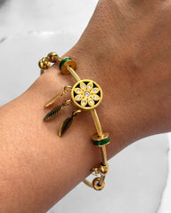 Antitarnish Evil Eye Bracelet Bangle