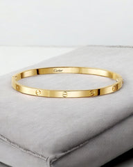 Thin Plain Cartier Bracelet