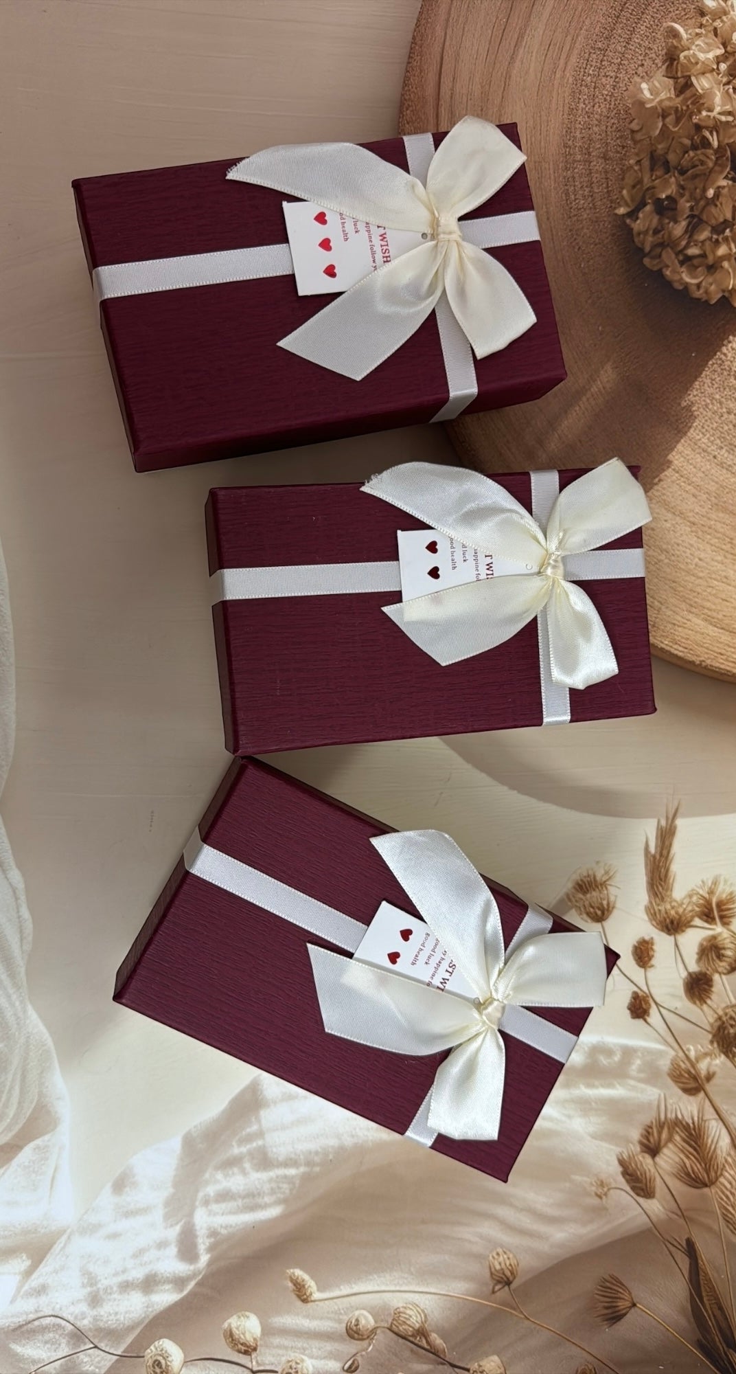 Maroon Rakhi Gift Box 🎁