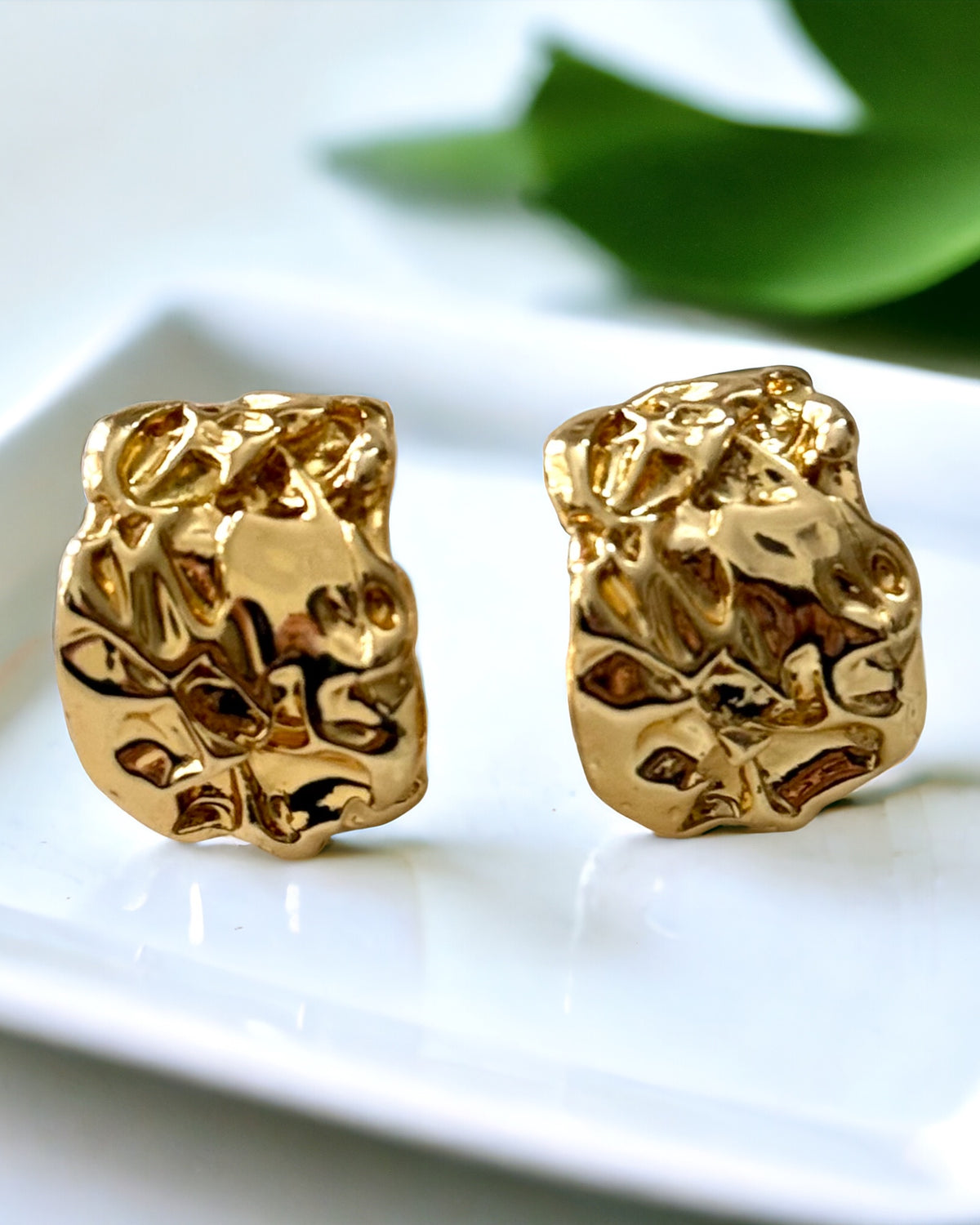 Cute Small Irregular Shaped Vintage Earrings