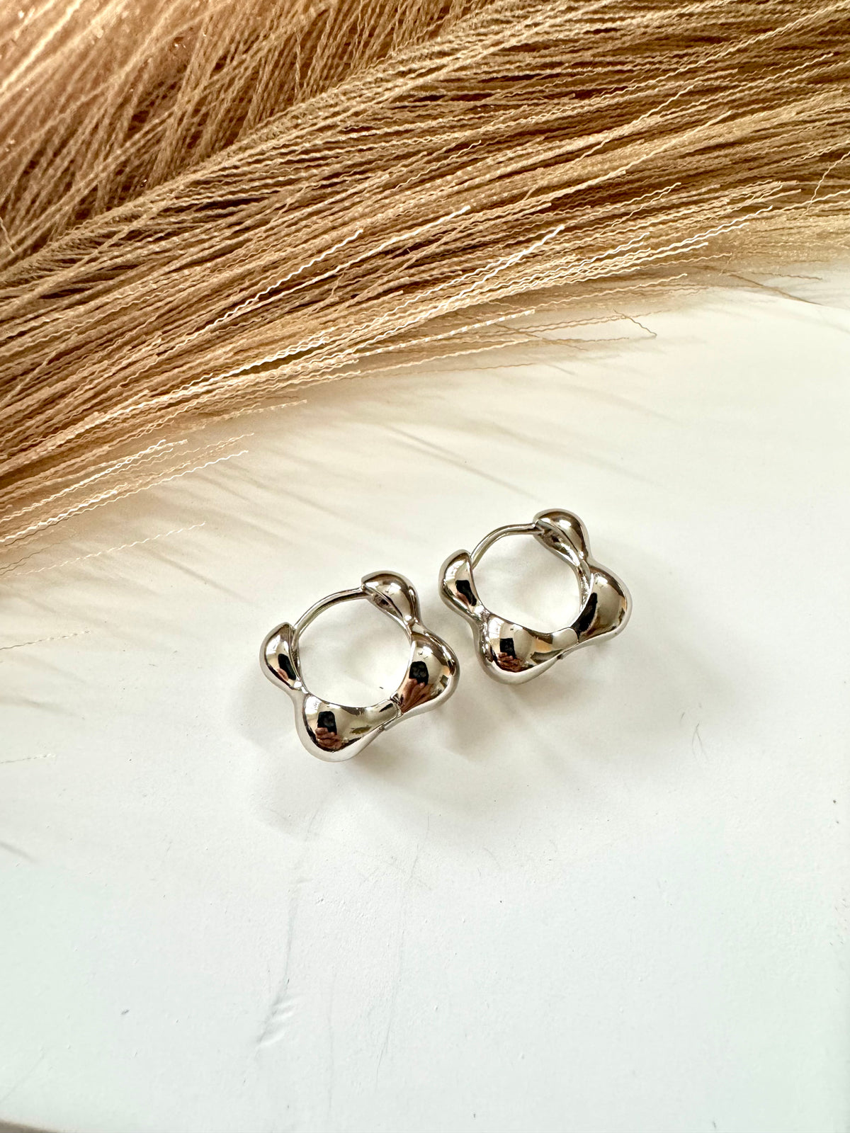 Silver Antitarnish Hoops