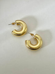 Antitarnish Gold Hoops