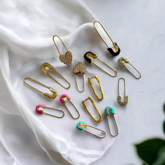 Antitarnish Paper Clip Earrings